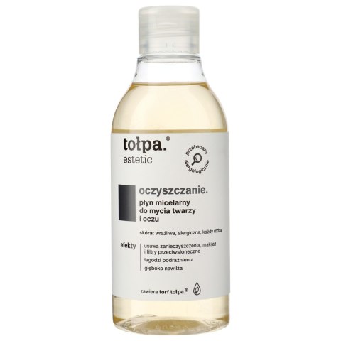 TOŁPA Estetic Oczyszczanie Płyn micelarny do mycia twarzy i oczu - hialuronowy 300 ml TOŁPA Estetic Oczyszczanie Płyn micelarny do mycia twarzy i oczu - hialuronowy 300 ml