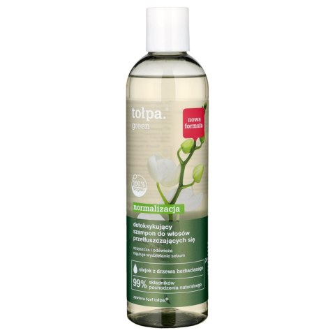 TOŁPA Green Normalizacja Detoksujący szampon do włosów przetłuszczających się 300 ml TOŁPA Green Normalizacja Detoksujący szampon do włosów przetłuszczających się 300 ml