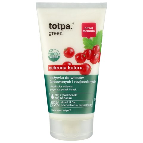 TOŁPA Green Ochrona Koloru Odżywka do włosów farbowanych i rozjaśnianych 150 ml TOŁPA Green Ochrona Koloru Odżywka do włosów farbowanych i rozjaśnianych 150 ml