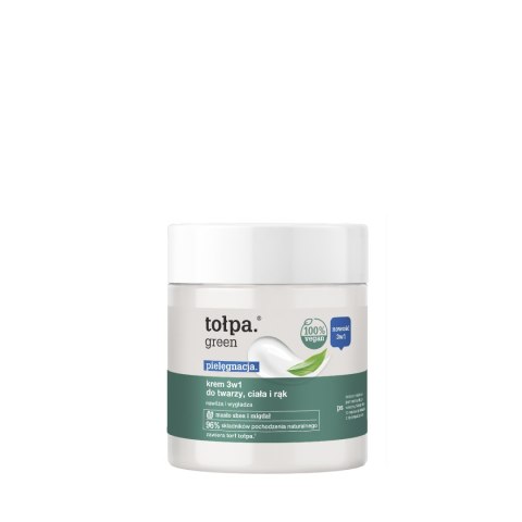 TOŁPA Green Pielęgnacja Krem 3w1 do twarzy, ciała i rąk 250 ml TOŁPA Green Pielęgnacja Krem 3w1 do twarzy, ciała i rąk 250 ml