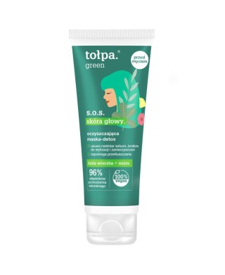 TOŁPA Green S.O.S Skóra głowy Maska-detox oczyszczająca 100 ml