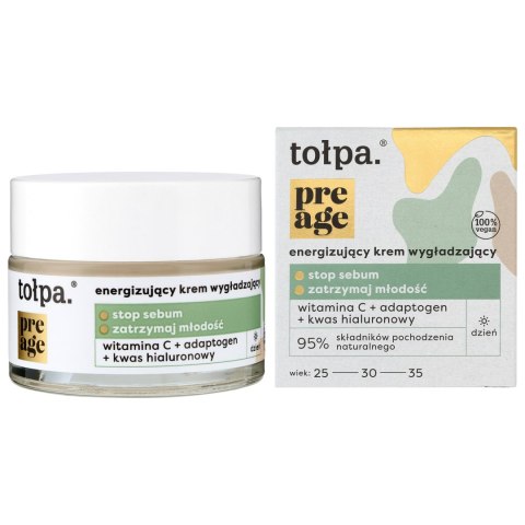 TOŁPA Pre Age Energizujący Krem wygładzający na dzień 50 ml TOŁPA Pre Age Energizujący Krem wygładzający na dzień 50 ml