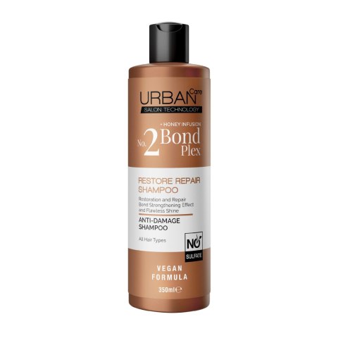 URBAN HAIR CARE No:2 Bond Plex Restore Szampon naprawczy 350 ml