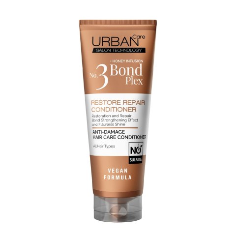 URBAN HAIR CARE No:3 Bond Plex Restore Odżywka do włosów 250 ml URBAN HAIR CARE No:3 Bond Plex Restore Odżywka do włosów 250 ml