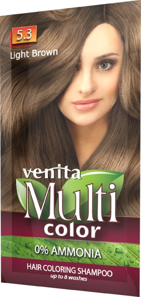 VENITA Multicolor Szampon koloryzujący 5.3 Light Brown 40 g