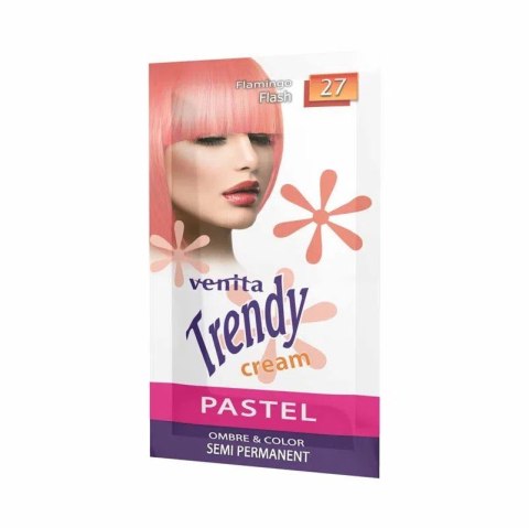 VENITA Trendy Cream Ultra Krem do koloryzacji włosów 27 Flamingo Flash 35 g VENITA Trendy Cream Ultra Krem do koloryzacji włosów 27 Flamingo Flash 35 g