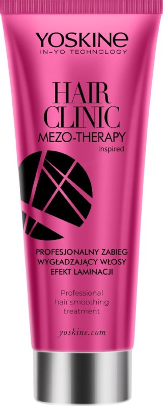 YOSKINE Hair Clinic Mezo Therapy Profesjonalny zabieg wygładzający włosy - efekt laminacji