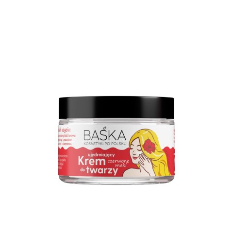 BAŚKA Krem do twarzy ujędrniający - maki 50 ml