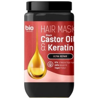 BIO NATURELL Castor Oil & Keratin Maska do włosów 946 ml