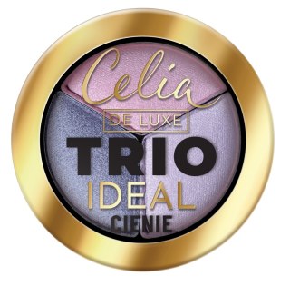 CELIA De Luxe Cienie do powiek Trio Ideal nr 301