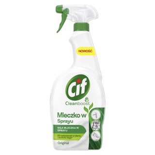 CIF Cleanboost Oryginal Mleczko do czyszczenia w sprayu 750 ml