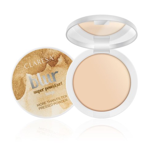 CLARESA Blur Super Pow(D)er! Puder prasowany Beige 10 g