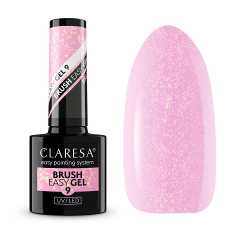 CLARESA N Brush Easy Gel nr 9 - 5 g CLARESA N Brush Easy Gel nr 9 - 5 g