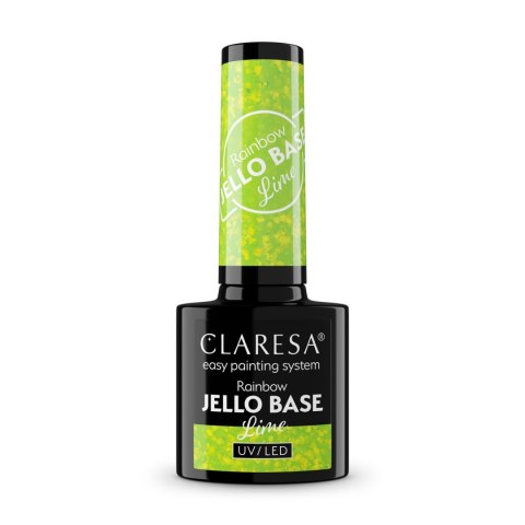 CLARESA Rainbow Jello Base Baza hybrydowa - Lime 5 g CLARESA Rainbow Jello Base Baza hybrydowa - Lime 5 g