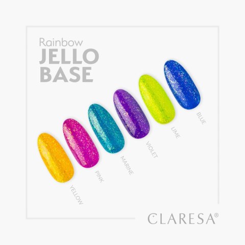 CLARESA Rainbow Jello Base Baza hybrydowa - Marine 5 g CLARESA Rainbow Jello Base Baza hybrydowa - Marine 5 g