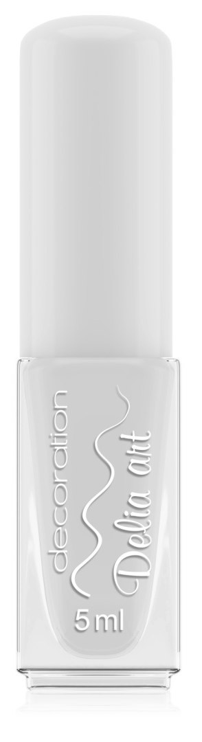 DELIA Art Lakier do zdobień biały 5 ml DELIA Art Lakier do zdobień biały 5 ml