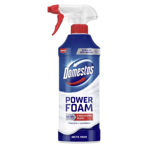 DOMESTOS Power Foam Piana do czyszczenia toalety Ocean 435 ml DOMESTOS Power Foam Piana do czyszczenia toalety Ocean 435 ml