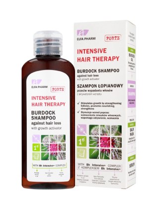 ELFA PHARM Intensive Hair Therapy Szampon łopianowy przeciw wypadaniu włosów z aktywatorem wzrostu - 200 ml