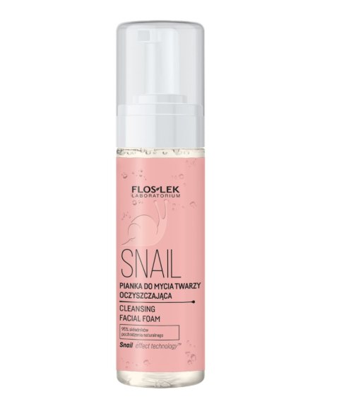 FLOSLEK Snail Pianka do mycia twarzy oczyszczająca 160 ml