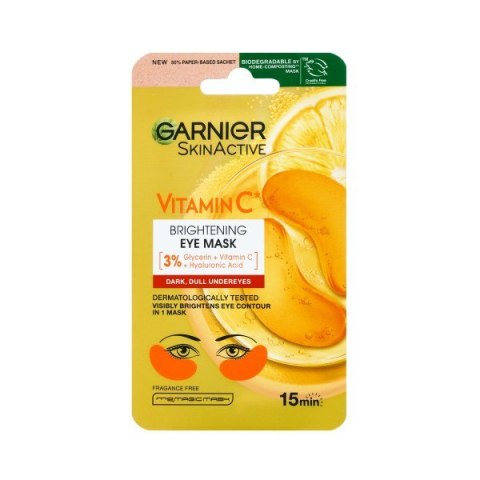 GARNIER Skin Active Rozświetlające Płatki pod oczy - 3% Vitamin C 5 g