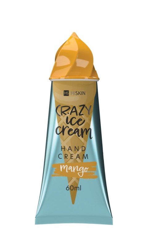 HISKIN Crazy Ice Cream Krem do rąk - Mango 60 ml HISKIN Crazy Ice Cream Krem do rąk - Mango 60 ml