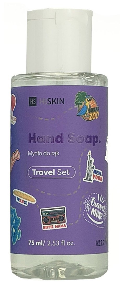 HISKIN Travel Set Mydło do rąk w płynie 75 ml