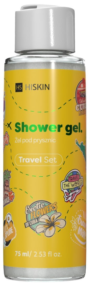 HISKIN Travel Set Żel pod prysznic 75 ml