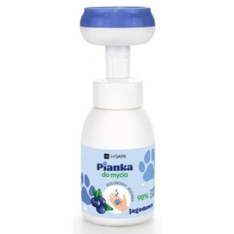 HISKIN for Kids Pianka do mycia rąk i ciała Jagoda 300 ml HISKIN for Kids Pianka do mycia rąk i ciała Jagoda 300 ml