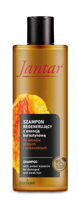 JANTAR Szampon regenerujący do włosów słabych i zniszczonych z esencją bursztynową 300 ml