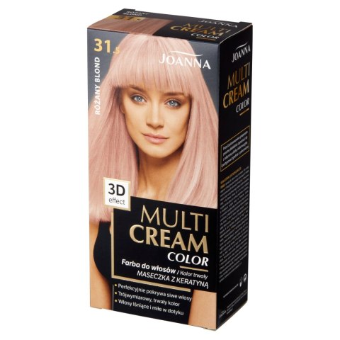 JOANNA Multi Cream Color Farba do włosów nr 31.5 Różany Blond.