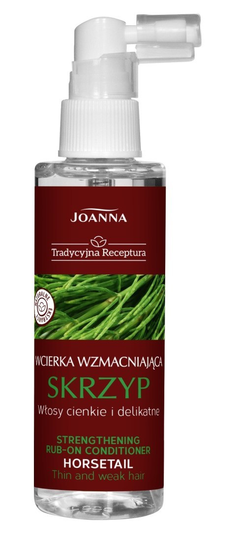 JOANNA Tradycyjna Receptura Wcierka wzmacniająca Skrzyp - włosy cienkie i delikatne 100 ml JOANNA Tradycyjna Receptura Wcierka wzmacniająca Skrzyp - włosy cienkie i delikatne 100 ml