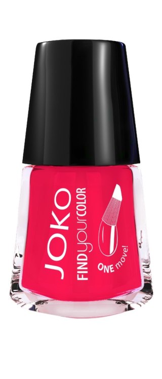 JOKO Lakier do paznokci Find Your Color 206 Scarlet Red