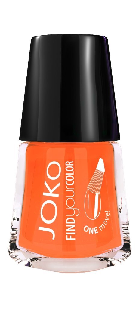 JOKO Lakier do paznokci Find Your Color 208 Vibrant Orange JOKO Lakier do paznokci Find Your Color 208 Vibrant Orange