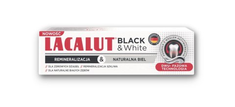 LACALUT Black & White Pasta do zębów 75 ml LACALUT Black & White Pasta do zębów 75 ml