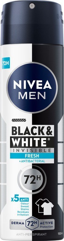 NIVEA DEO Spray męski INVISIBLE FRESH 85974&