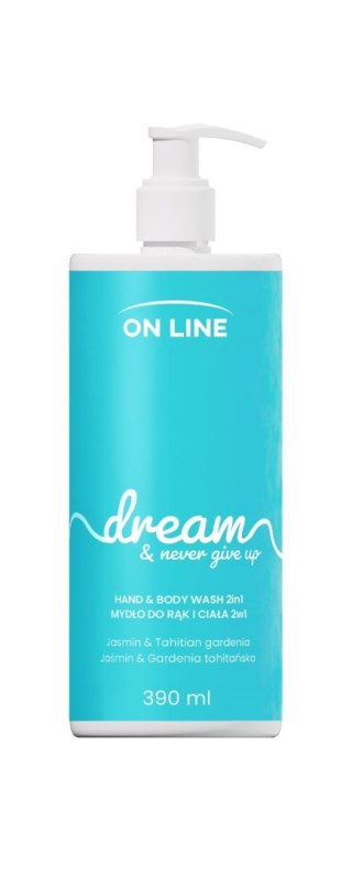 ON LINE Emocje Mydło do rąk i ciała 2w1 Dream 390 ml