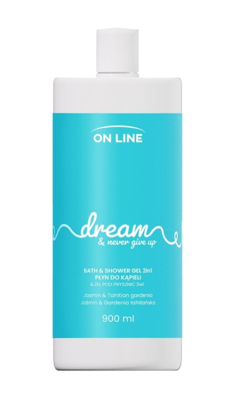 ON LINE Emocje Żel i płyn do kąpieli 2w1 Dream 900 ml