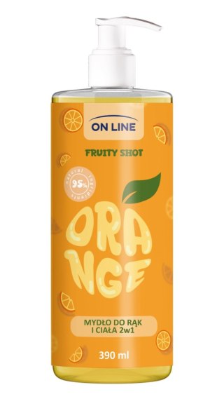 ON LINE Fruity Shot Mydło Orange 390 ml