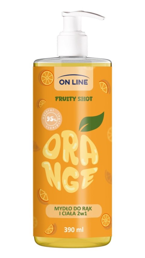 ON LINE Fruity Shot Mydło Orange 390 ml