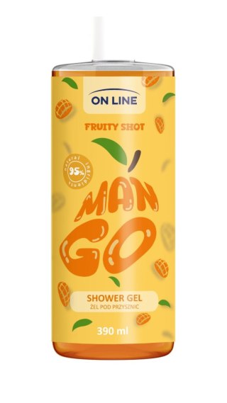 ON LINE Fruity Shot Żel pod prysznic Mango 390 ml