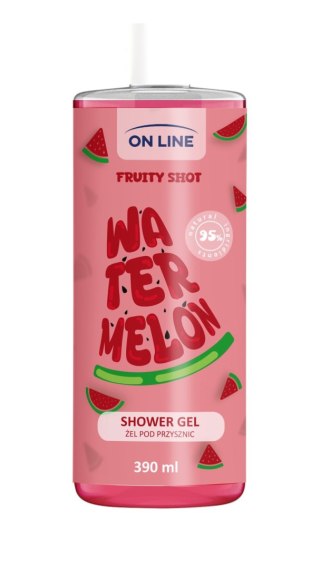 ON LINE Fruity Shot Żel pod prysznic Watermelon 390 ml