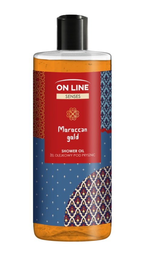 ON LINE Senses Żel pod prysznic - Moroccan Gold 500 ml ON LINE Senses Żel pod prysznic - Moroccan Gold 500 ml