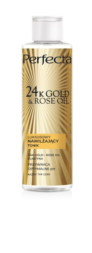 PERFECTA 24K Gold & Rose Oil Tonik do cery dojrzałej 200 ml