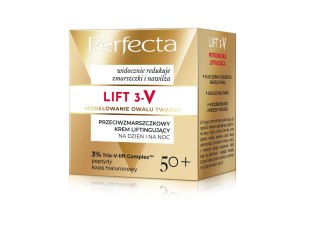 PERFECTA Lift 3-V 50+ Przeciwzmarszczkowy krem liftingujący na dzień i na noc 50 ml