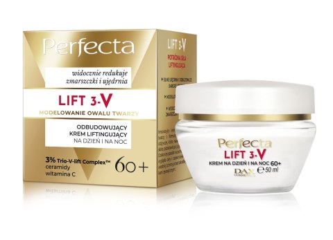 PERFECTA Lift 3-V 60+ Odbudowujący krem liftingujący na dzień i na noc 50 ml