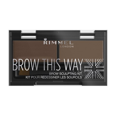 RIMMEL Paleta do brwi - Brow This Way 002