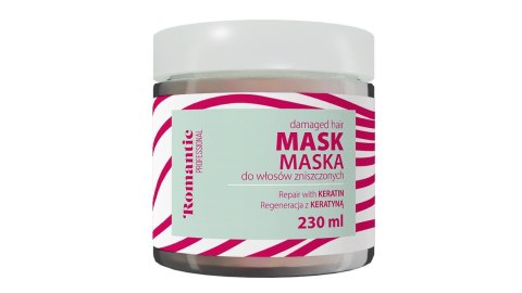 ROMANTIC Professional Maska do włosów - Keratin 230 ml ROMANTIC Professional Maska do włosów - Keratin 230 ml