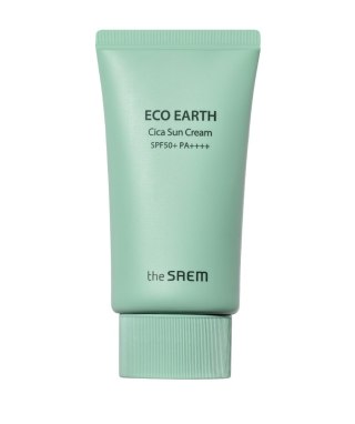 SAEM Eco Earth Cica Sun Cream Krem z filtrem przeciwsłonecznym SPF 50+