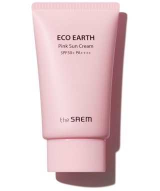 SAEM Eco Earth Pink Sun Crem Krem z filtrem przeciwsłonecznym 50+