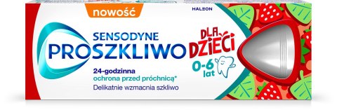 SENSODYNE Proszkliwo Pasat do zębów dla dzieci 0 - 6 lat 50 ml